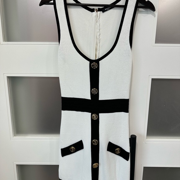 BALMAIN authentic two toned knit mini dress! - Picture 11 of 11